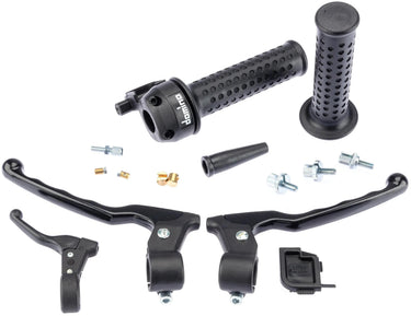 Domino gasgriffarmatur classic handle set classic gas, choke, brake grips