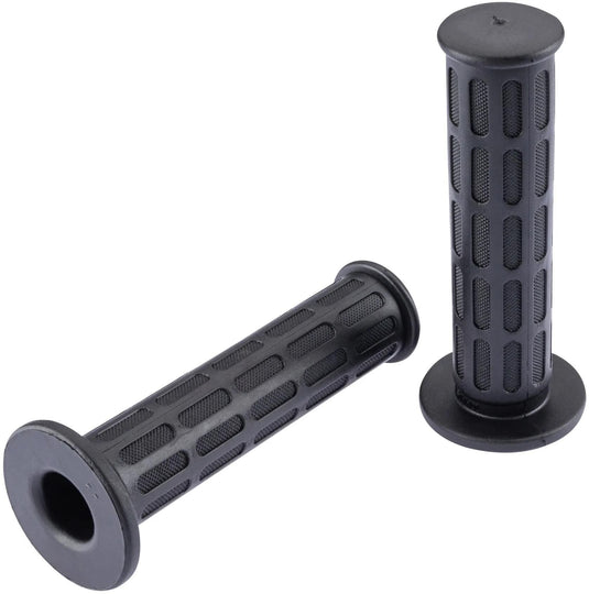 Domino rubber handvat honda style rubber grip 1082 bw 134mm closed