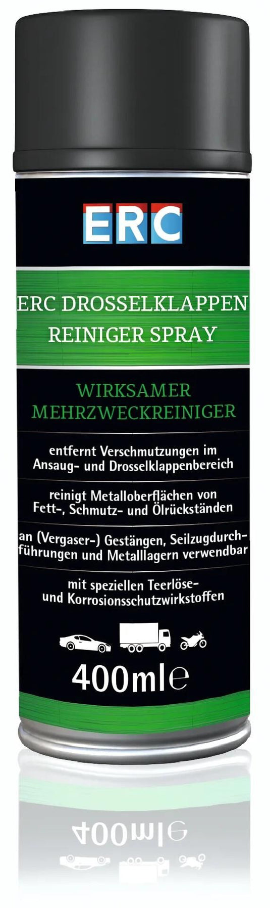 Erc gasklepreiniger throttle valve cleaner 400 ml