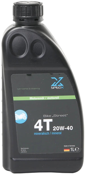 Spec-x motorolie bike 4t street motor oil 4t 20w-40 stre 1l bike