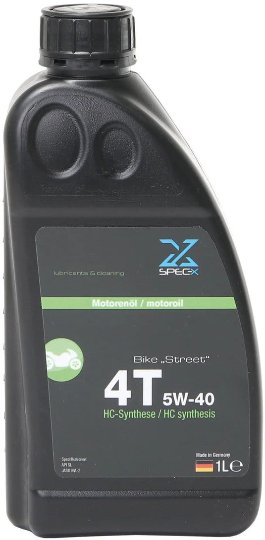 Spec-x motorolie bike 4t street 4-stroke engine oil 5w-40 1l bike