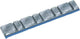 Niso tech klebegewicht adhesive weight strips mo silver