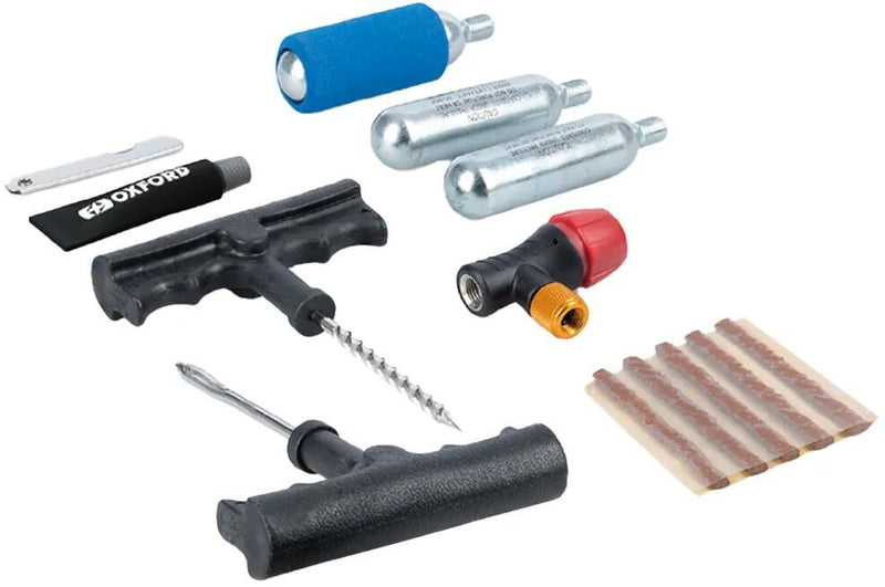 Afbeelding laden in galerijviewer, Oxford reifenreparatur-set co2 tyre repair kit tire repair set ox720
