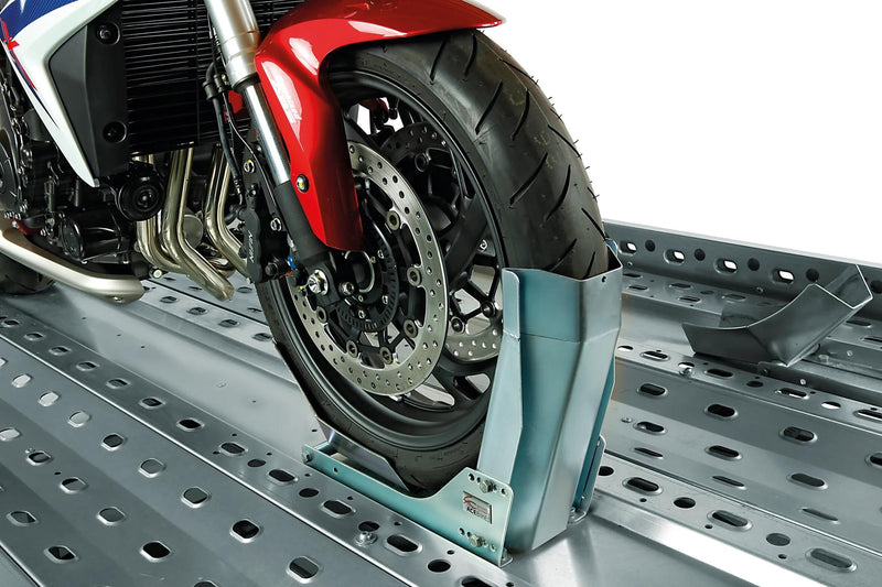 Afbeelding laden in galerijviewer, Acebikes voorwiel standaard steadystand motorcycle stand mod. 152 steady state
