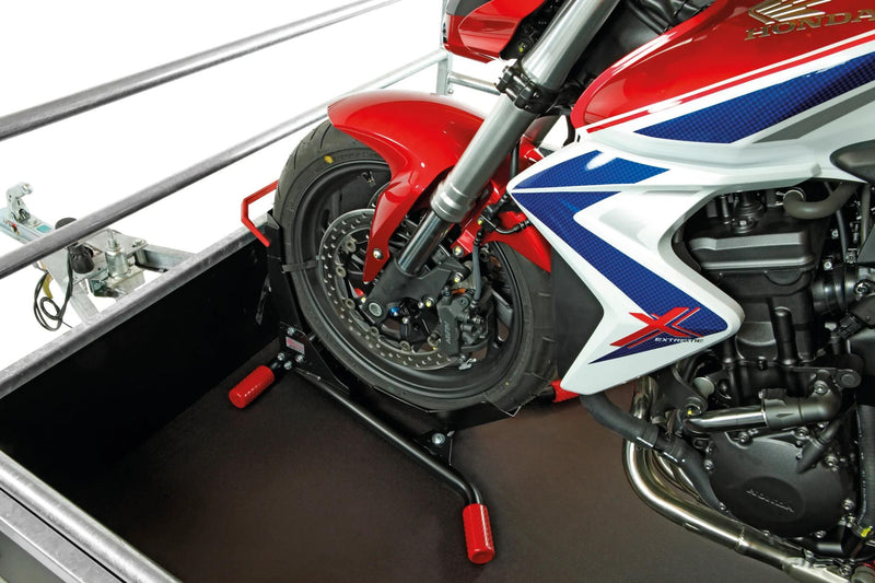Afbeelding laden in galerijviewer, Acebikes voorwiel standaard steadystand motorcycle stand mod. 250 steadystand
