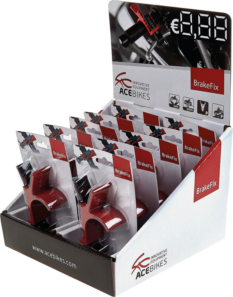 Afbeelding laden in galerijviewer, Acebikes transportbeveiliging brakefix safe for transportation. brakefix counter display
