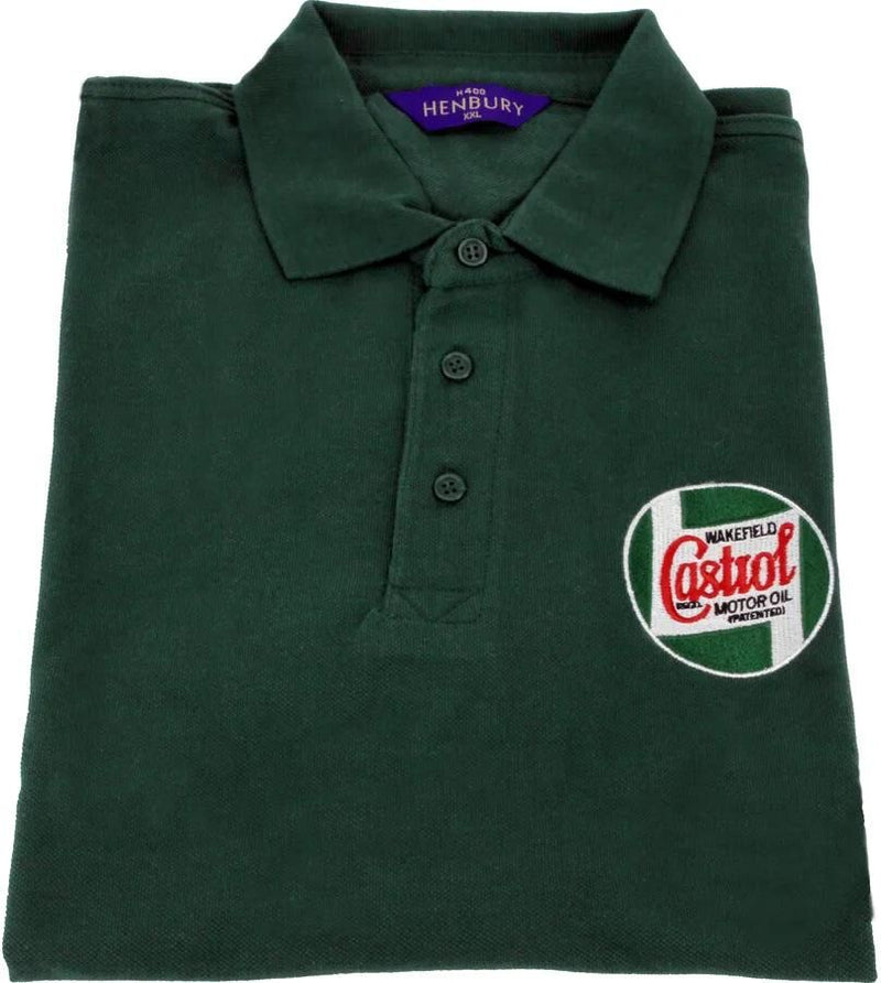Afbeelding laden in galerijviewer, Castrol poloshirt classic poloshirt classic green gr. m 48
