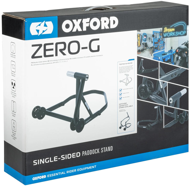 Afbeelding laden in galerijviewer, Oxford montageständer zero-g-single sided stand assembly test. zer black on one side
