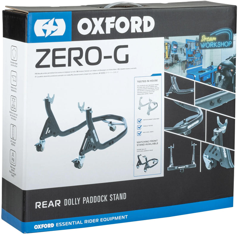 Afbeelding laden in galerijviewer, Oxford montageständer zero-g-dolly assembly test. zer back black
