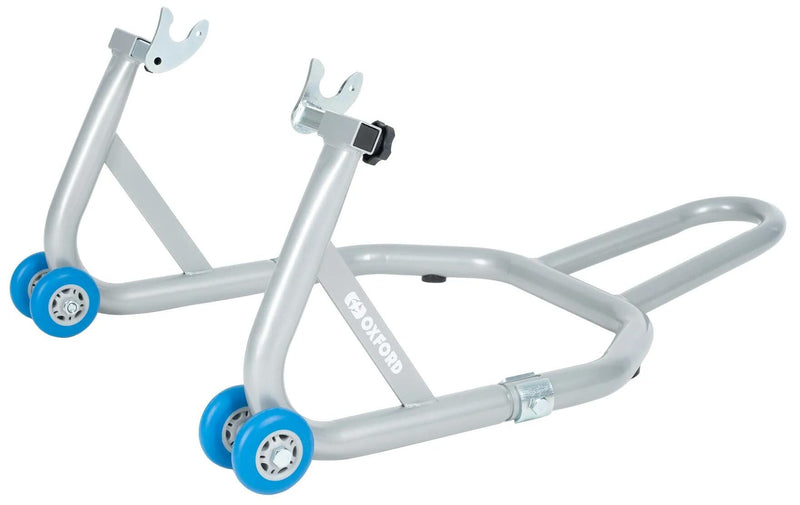 Afbeelding laden in galerijviewer, Oxford montageständer premium rear paddock stand premium mounting s back silver
