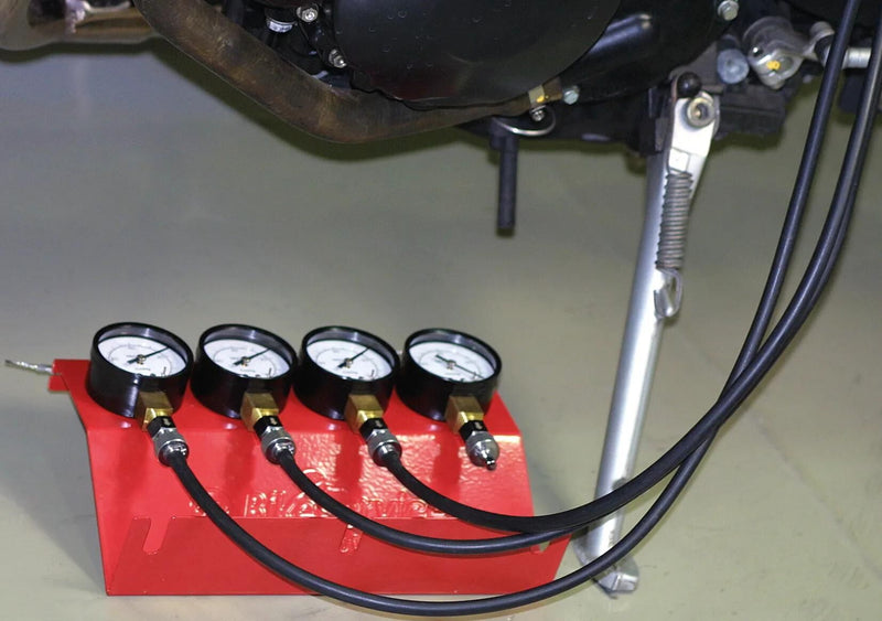 Afbeelding laden in galerijviewer, Bikeservice synchrontester prfwrkzstz synchro tester analog m 4 clocks
