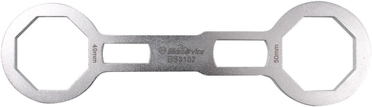 Bikeservice gabelkappenschlüssel schl fork cap bst 49x50mm 8knt