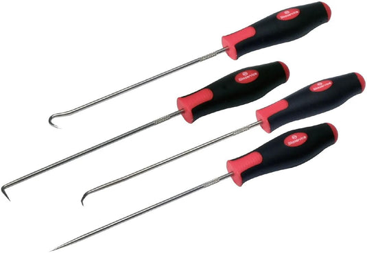 Bikeservice hakensatz hooked pin long bst 241mm 4tlg
