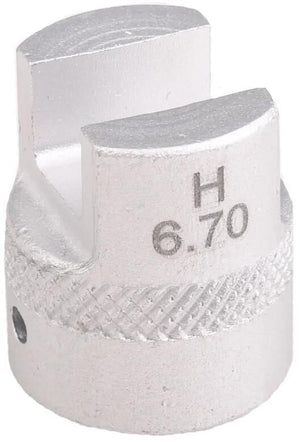 Bikeservice adapter adapter bst aluminum 6.7mm f bs5502
