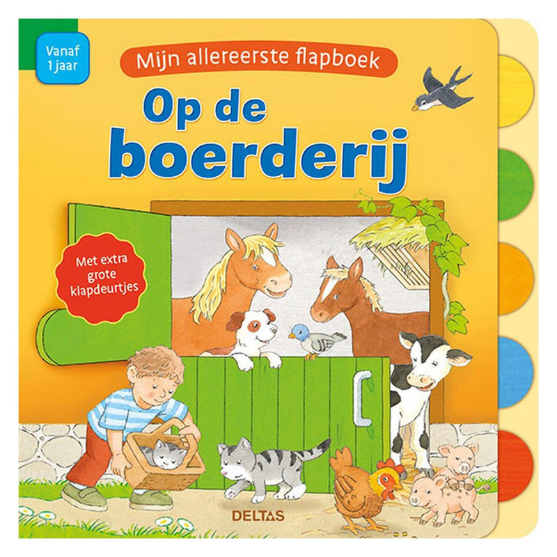 Afbeelding laden in galerijviewer, Deltas mijn allereerste flapboek - boerderij
