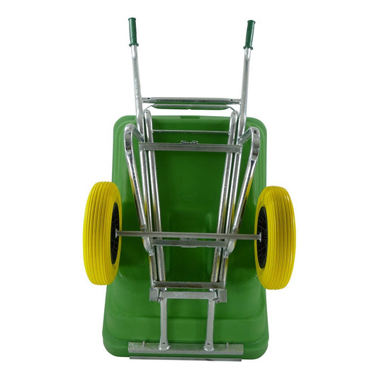 Fort producten kiep kruiwagen f s 300l groen 2 nml wiel