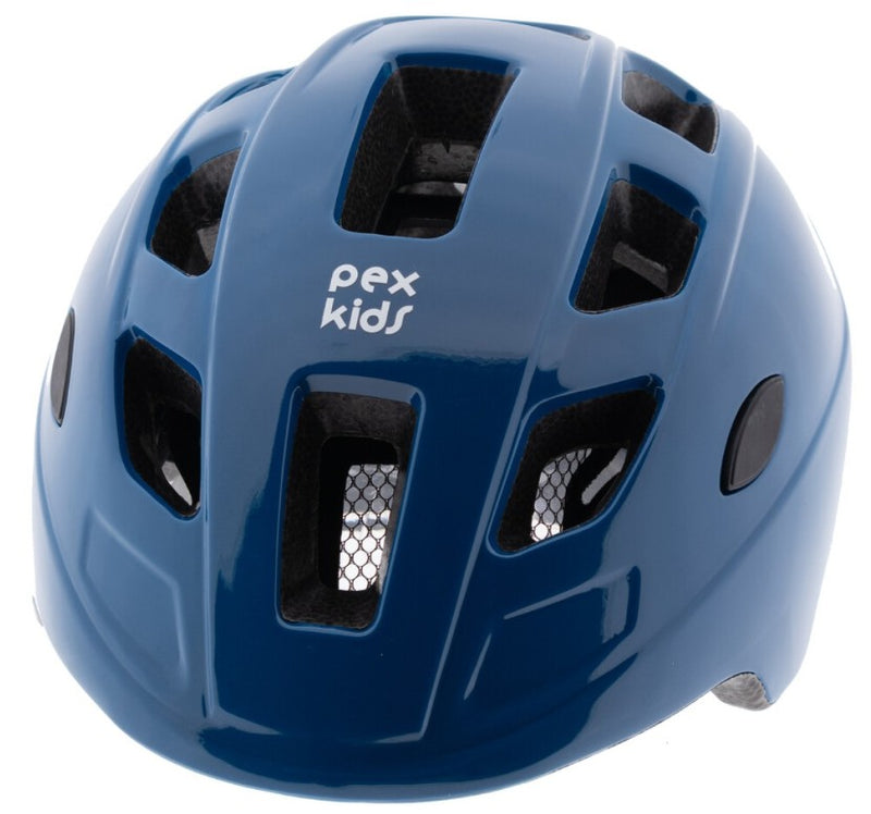 Afbeelding laden in galerijviewer, Pexkids kinderhelm in-mold 48-52cm blauw
