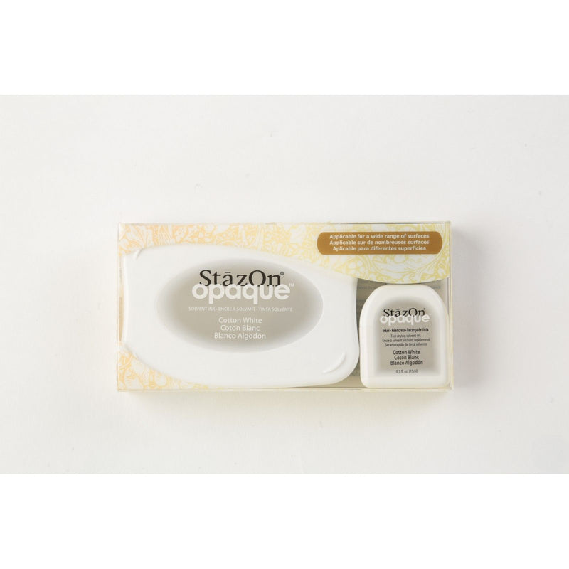 Afbeelding laden in galerijviewer, Tsukineko • stazon opaque ink pad cotton white
