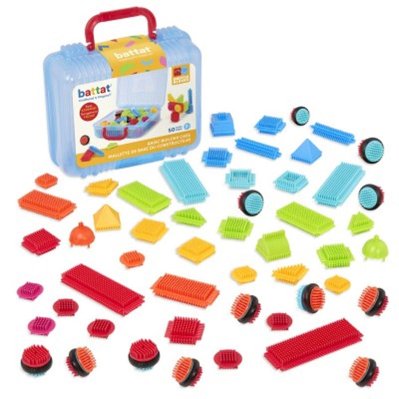 Afbeelding laden in galerijviewer, Bristle blocks koffer met 50 stuks
