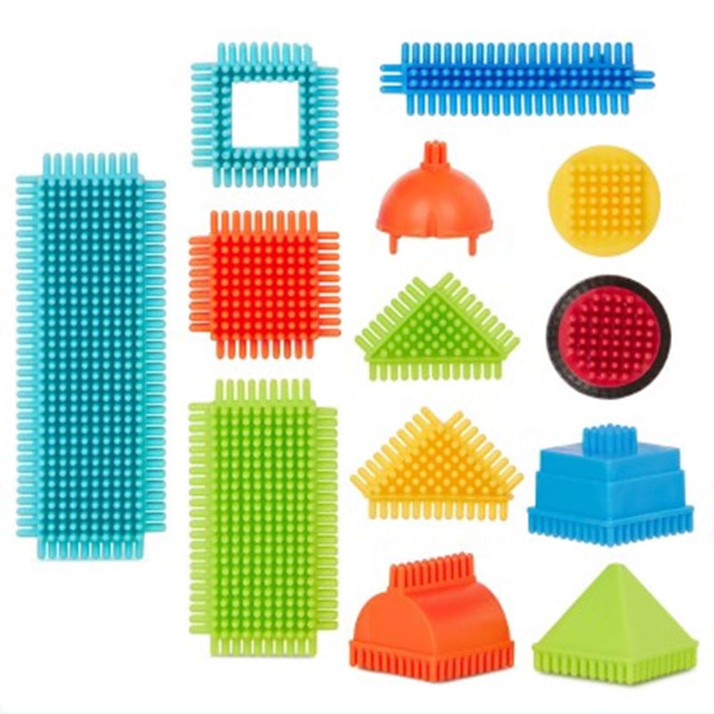Afbeelding laden in galerijviewer, Bristle blocks emmer met 50 stuks
