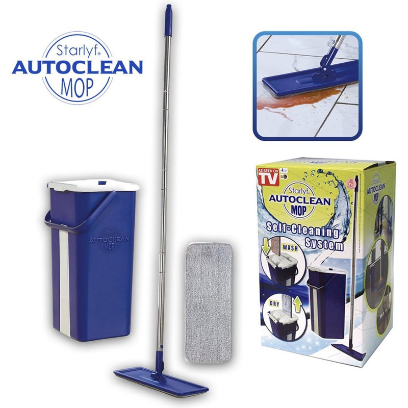 Afbeelding laden in galerijviewer, Starlyf autoclean dweilsysteem blauw wit
