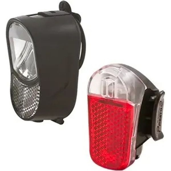 Afbeelding laden in galerijviewer, Spanninga verlichtingsset luz xb koplamp presto xb achterlicht - batterij
