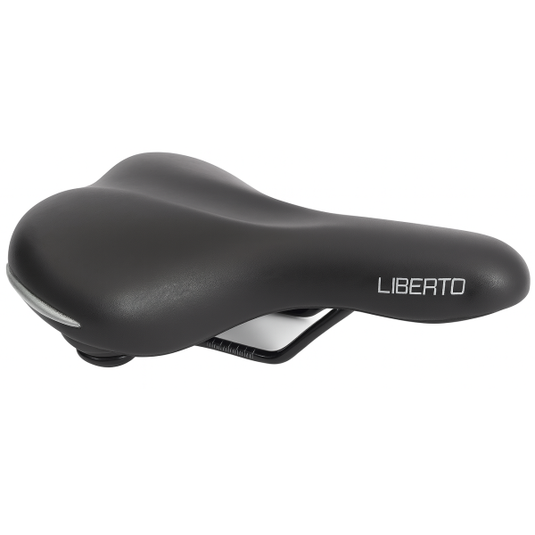 Edge fietszadel liberto - zwart (werkplaatsverpakking)