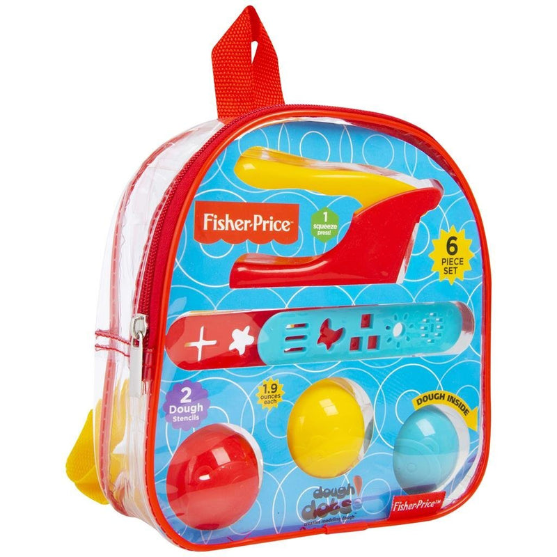 Afbeelding laden in galerijviewer, Otto simon fisher price dough dots klei set in rugzak 6-delig
