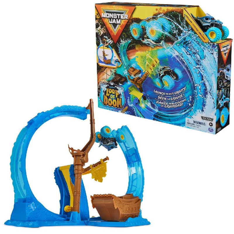 Afbeelding laden in galerijviewer, Monster jam megalodon loop of doom stuntspeelset

