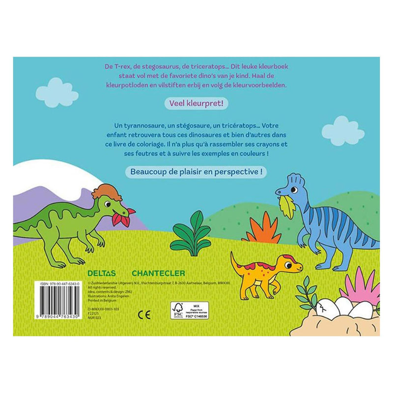 Afbeelding laden in galerijviewer, Deltas happy coloring - leuke dino's
