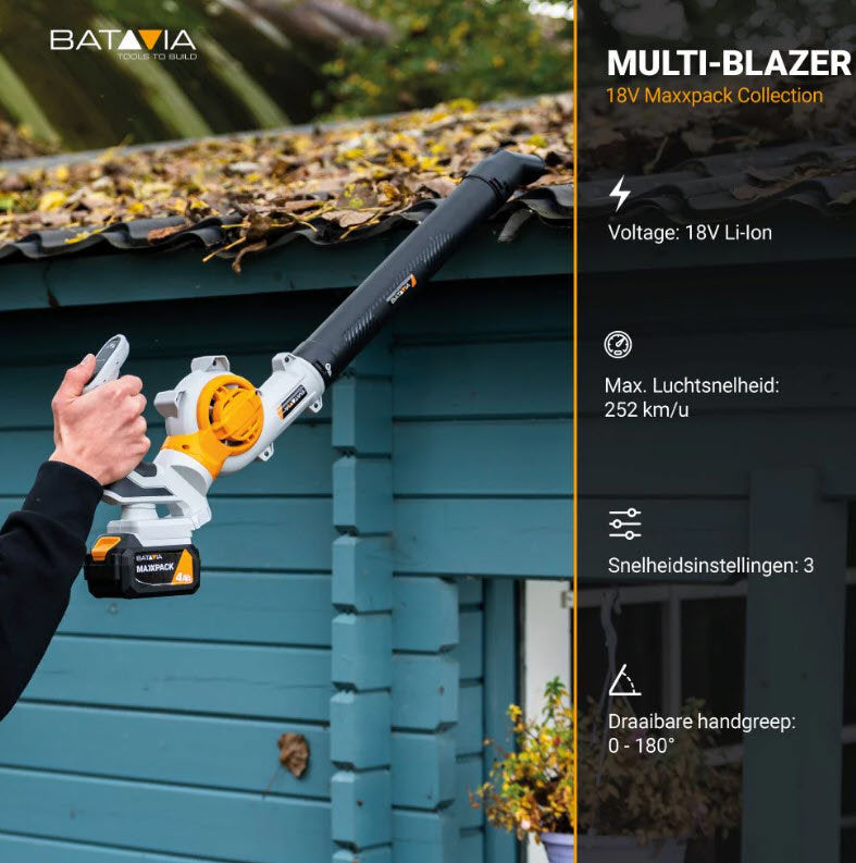 Afbeelding laden in galerijviewer, Batavia producten maxxpack 18v accu multi bladblazer body
