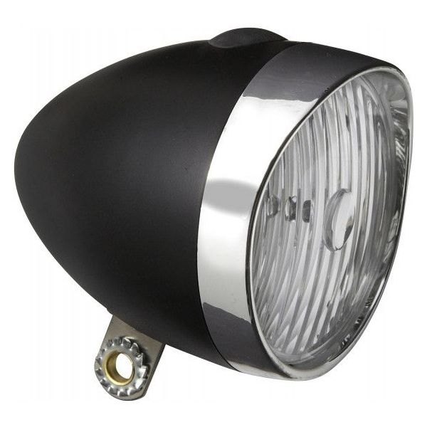 Afbeelding laden in galerijviewer, Edge koplamp retro 3 led - aan uit - incl. batterijen - zwart chroom
