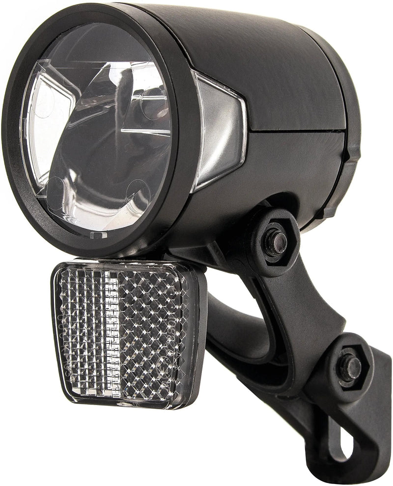 Afbeelding laden in galerijviewer, Herrmans koplamp h-black mr8 dynamo on off 180 lumen zwart
