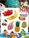 Reflective berlin reflex-sticker k.i.d. ref.sticker re.berlin kid fruits