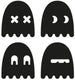 Reflective berlin reflex-sticker decals refl.strip refl.berlin decals ghost black