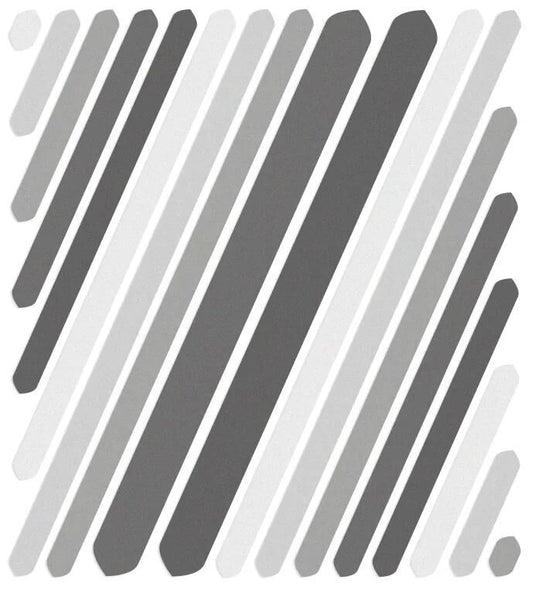 Reflective berlin reflex-sticker shapes refl.sticker refl.berlin universal grey