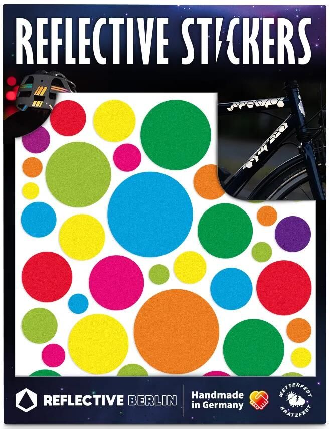 Afbeelding laden in galerijviewer, Reflective berlin reflex-sticker shapes refl.sticker refl.berlin bubbles pop
