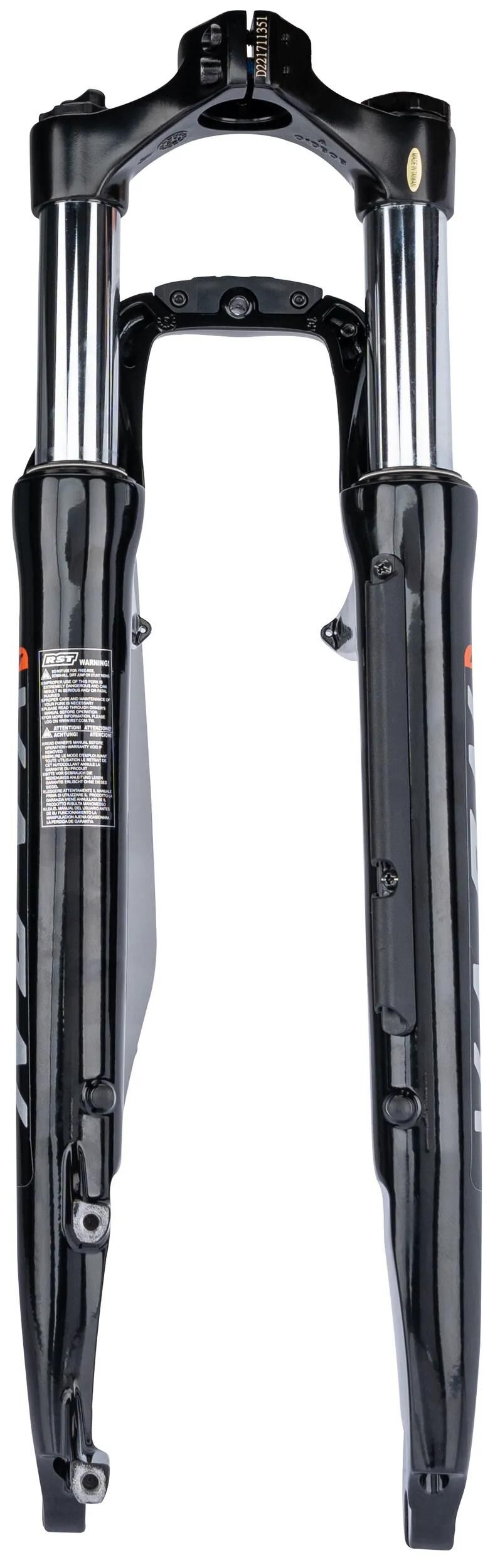 Afbeelding laden in galerijviewer, Rst verende voorvork nova pls tnl spring nova pls tnl 28 black v-br+disc 60mm
