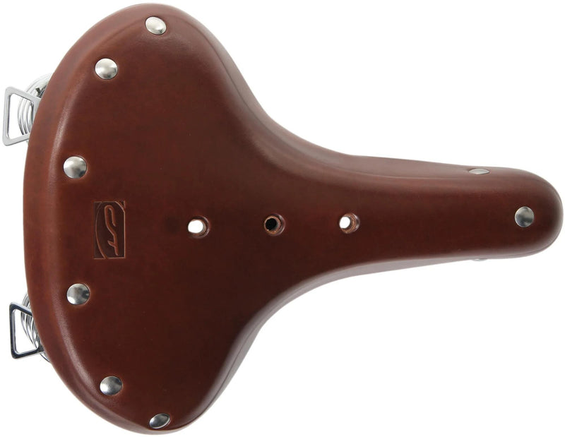Afbeelding laden in galerijviewer, Contec zadel classic exclusiv touring herren ct saddle cl. excl. tour. leather gents gravy
