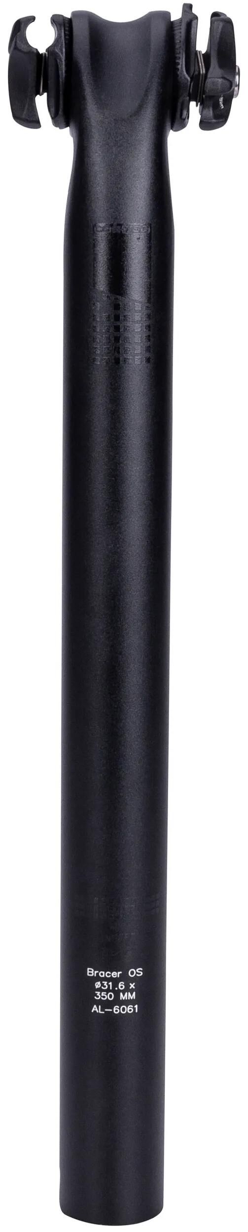 Afbeelding laden in galerijviewer, Contec zadelpen bracer os ct saddles. bracer os 31.6mm x 350 black
