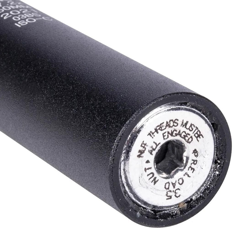 Afbeelding laden in galerijviewer, Contec geveerde zadelpen kano ct spring saddle post. ka 27.2 x 350 black
