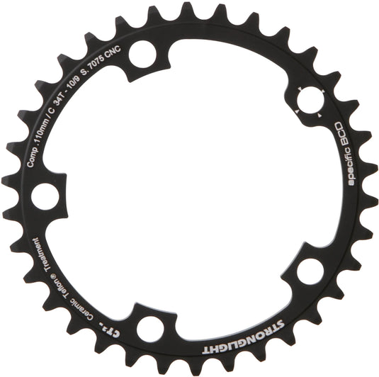 Stronglight kettingblad ct2 chain ring strongl. ct2 cd110mm f.campa10 36t