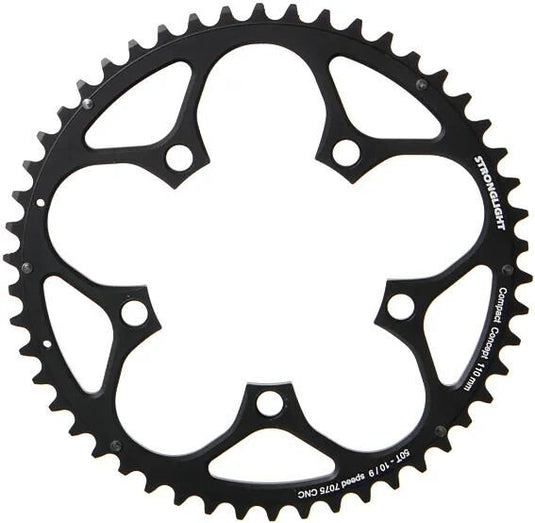 Stronglight kettingblad zircal 7075 t6 chain ring strongl.zircal 7075 t6 110mm 50t b