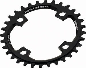 Stronglight kettingblad chain ring 36t bcd 104 alu black