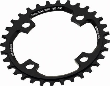 Stronglight kettingblad chain ring 36t bcd 104 alu black