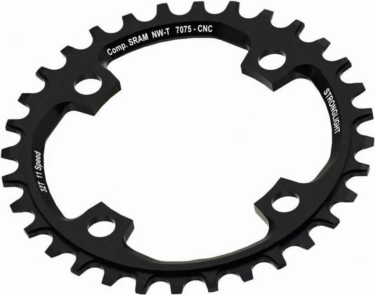 Stronglight kettingblad chain ring 36t bcd 104 alu black