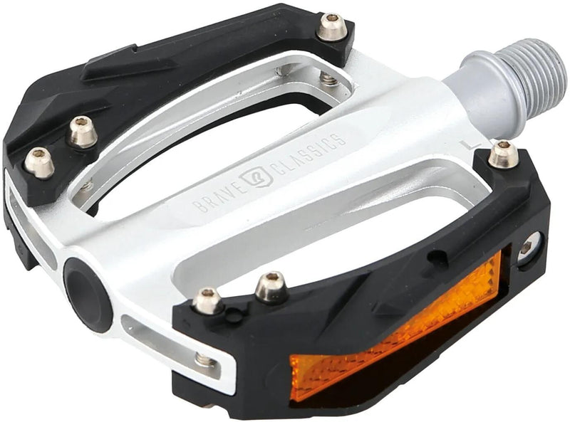 Afbeelding laden in galerijviewer, Brave classic pedaal stranger pedal brave clas. stranger alu,silver
