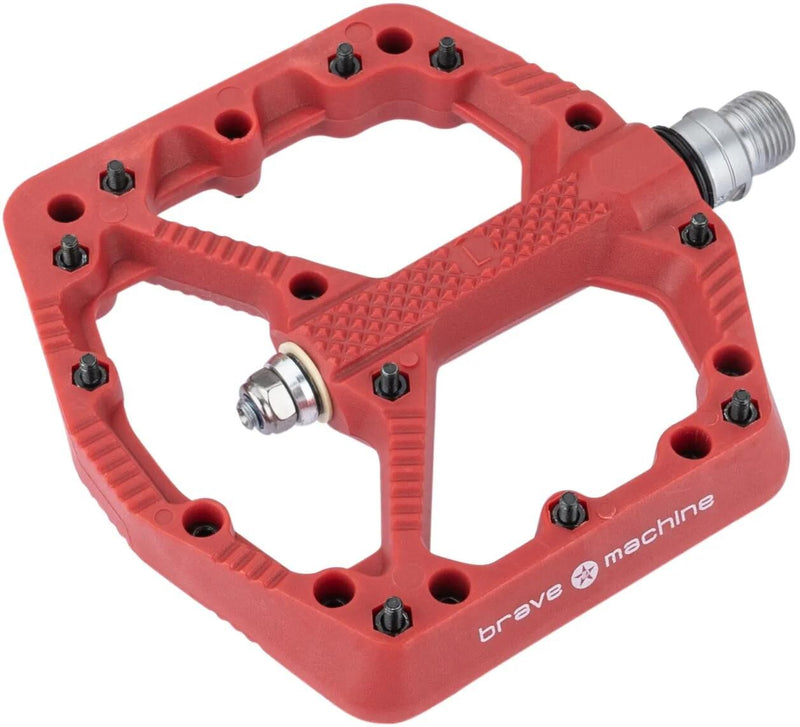Afbeelding laden in galerijviewer, Brave pedaal freeride 1 plat.pedal freeride 1 red
