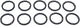 Shimano vulring hg-71i distance ring shim. hg-71l 3mm black