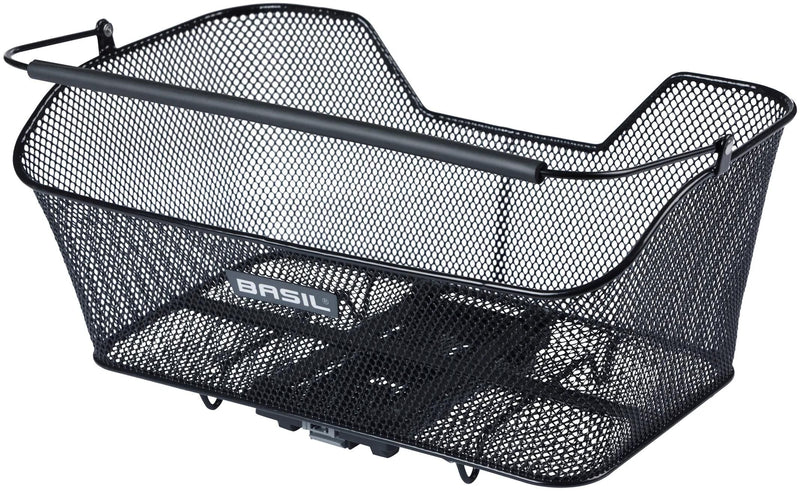 Afbeelding laden in galerijviewer, Basil fietsmand base xl achtermand mik 44 x 23 x 17 cm - zwart
